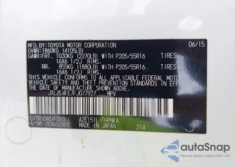 2015 Scion Xb z USA, uszkodzony, nr VIN JTLZE4FE7FJ077927